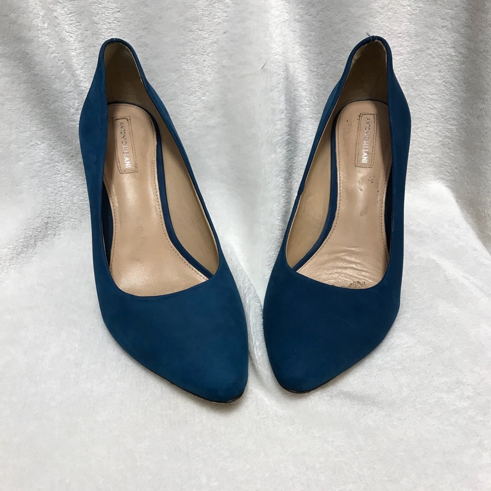 Antonio Melani Suede Block Heels